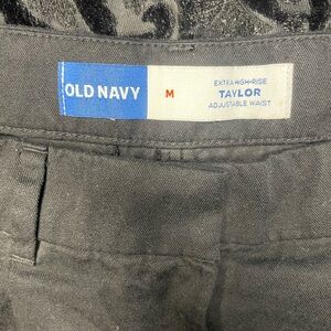 Old Navy Extra High-Rise Black Pants